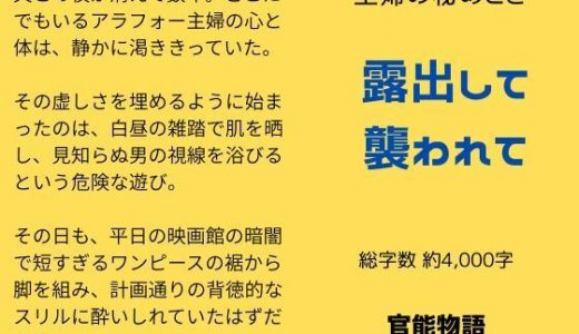 主婦の秘めごと 〜露出して襲われて〜